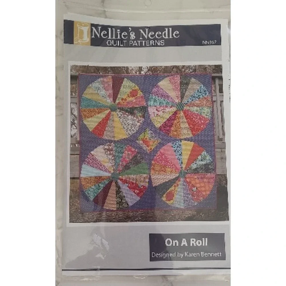 On A Roll Karen Bennett Quilt Paper Pattern By Nellie's Needle NN367 P85